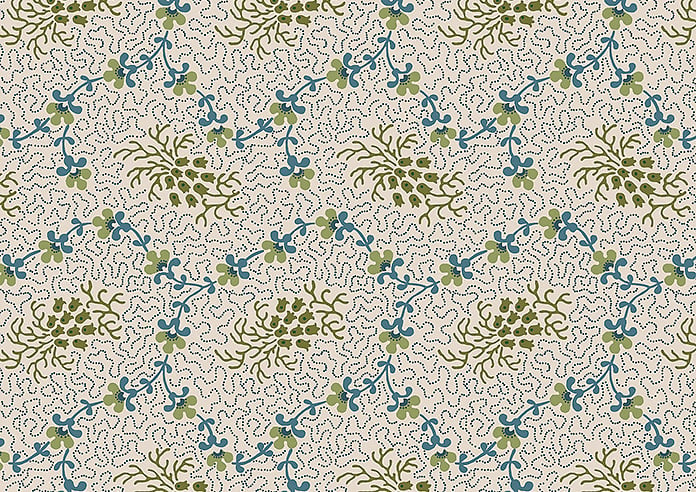 Land & Shore Lorie, Green - Twist&Fit Roman Blind - Image 8